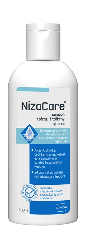 NizoCare sampon száraz, érzékeny fejbőrre