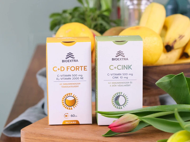 Bioextra C+D vitamin Forte Retard étrend-kiegészítő kapszula