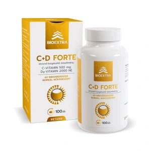 Bioextra C+D vitamin Forte Retard étrend-kiegészítő kapszula
