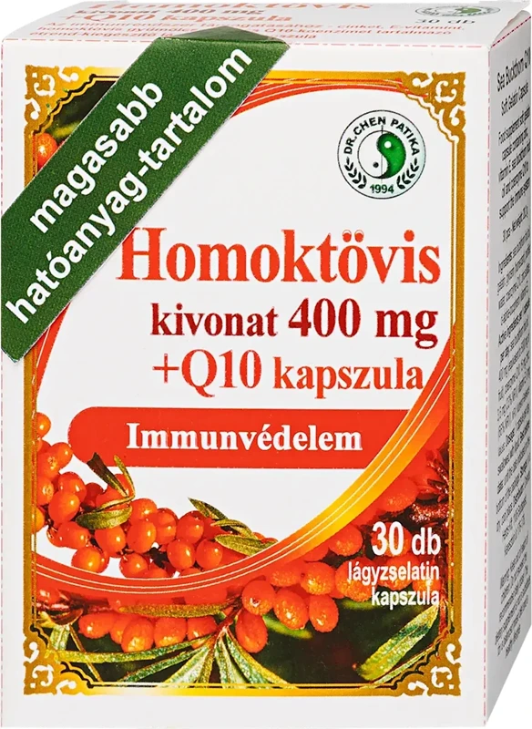 Dr. Chen Homoktövis 400mg + Q10 kapszula