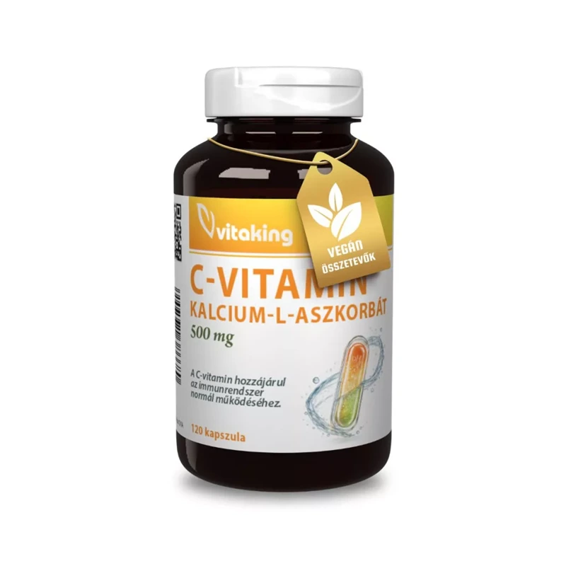 Vitaking C-vitamin Kalcium-L-aszkorbát 500 mg kapszula