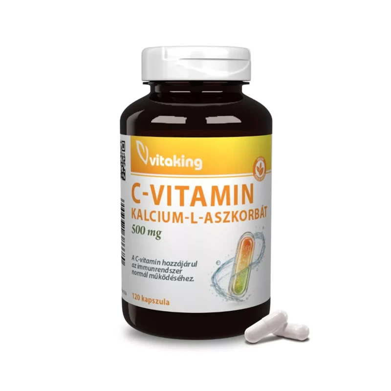 Vitaking C-vitamin Kalcium-L-aszkorbát 500 mg kapszula