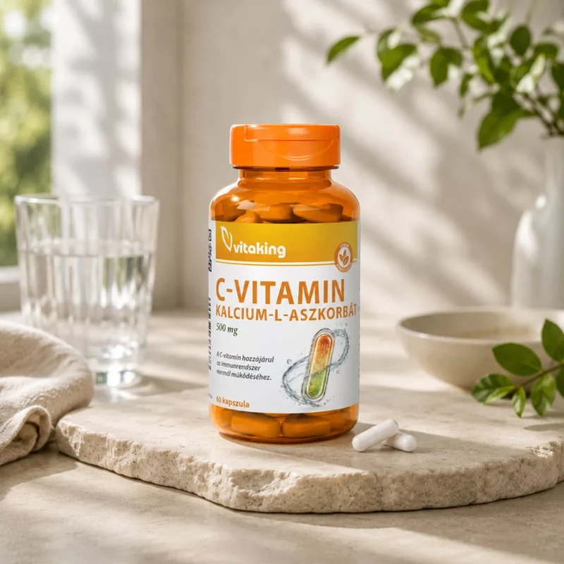 Vitaking C-vitamin Kalcium-L-aszkorbát 500 mg kapszula