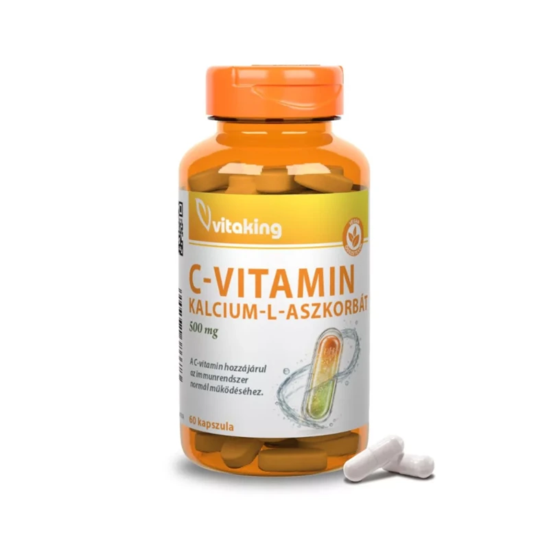 Vitaking C-vitamin Kalcium-L-aszkorbát 500 mg kapszula