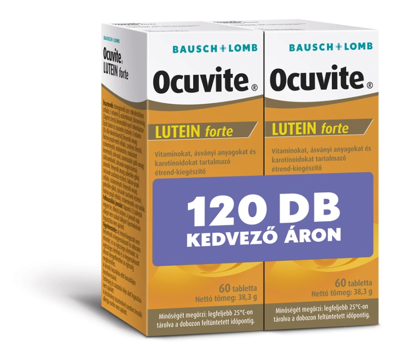 Ocuvite Lutein Forte tabletta - 60x+60x