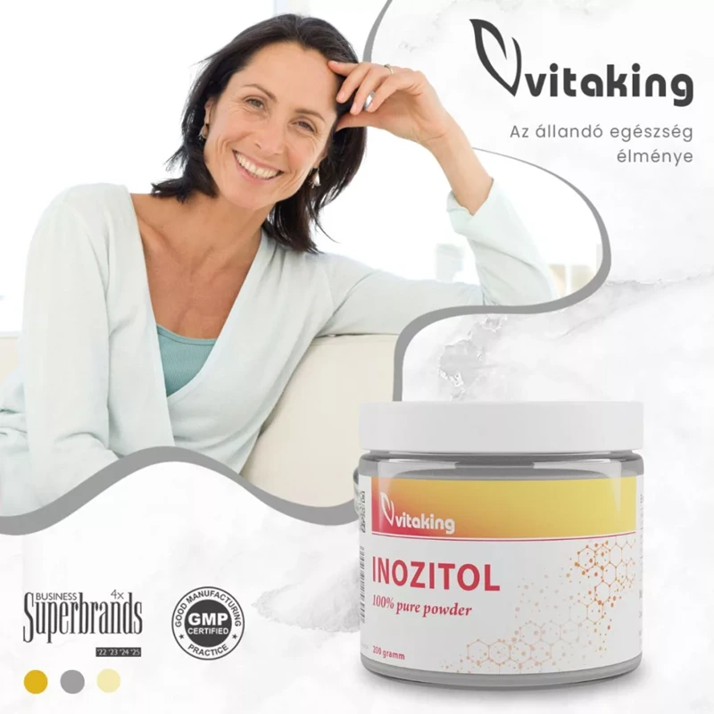 Vitaking Vitaking Inozitol por – 100% Myo Inozitol
