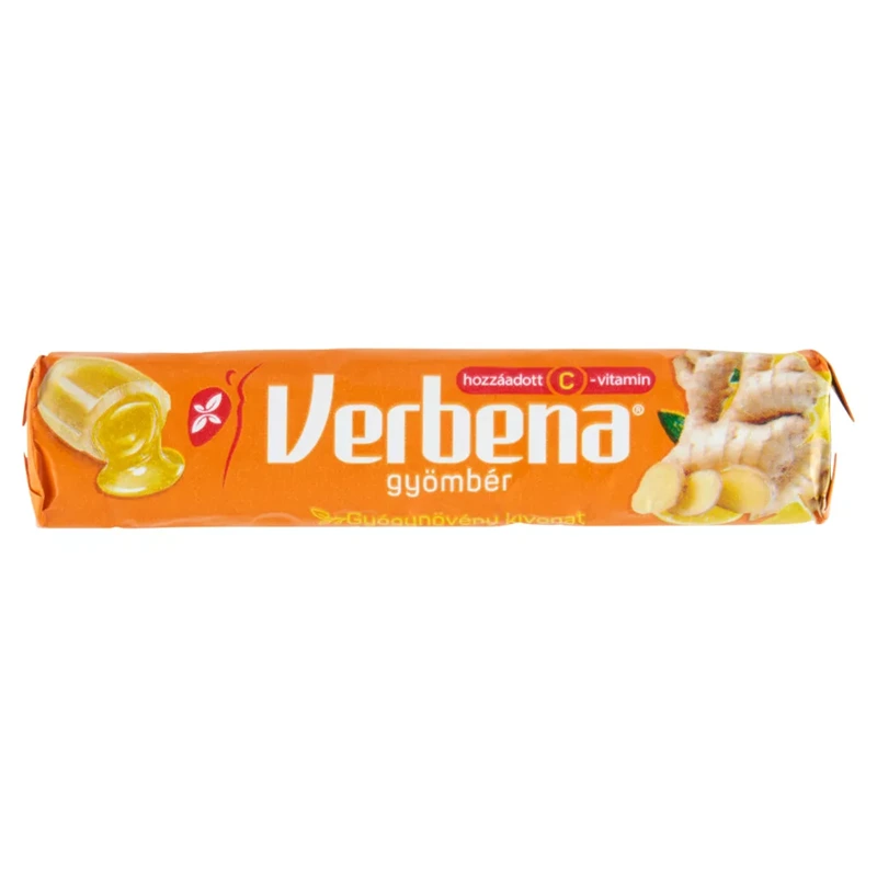 Verbena Rolls gyógynövényes keménycukorka - gyömbér 32 g