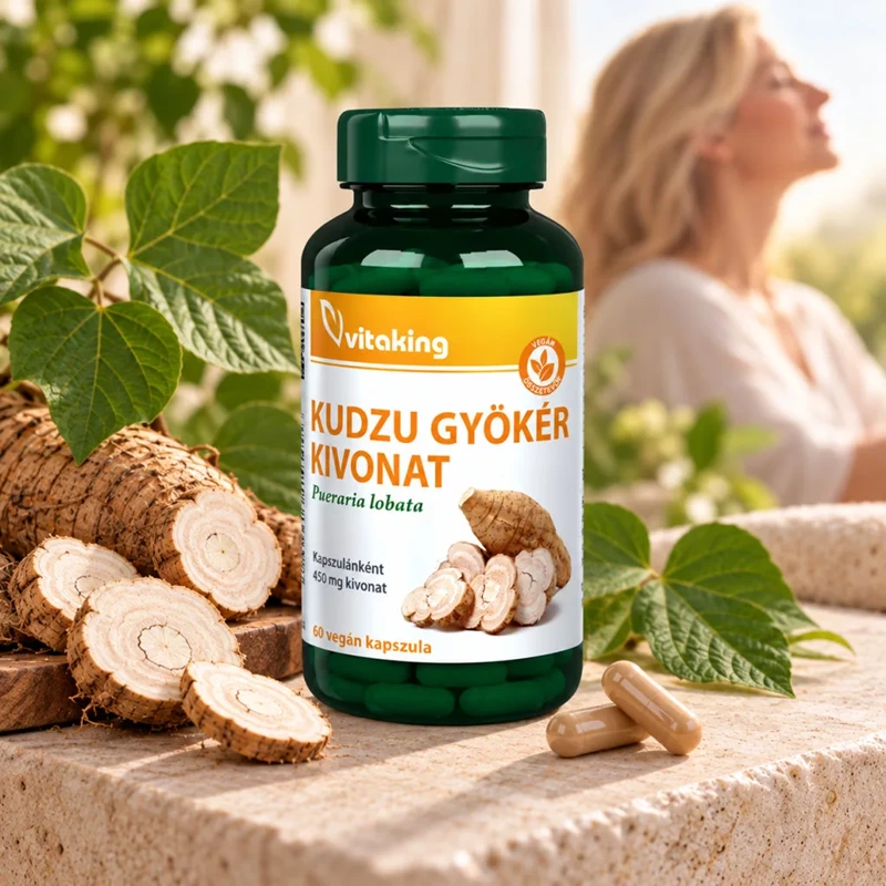 Vitaking Kudzu kivonat 450 mg vegán kapszula