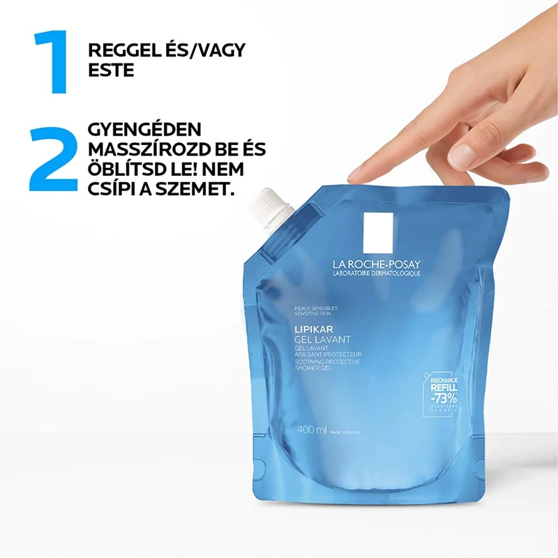 La Roche-Posay Lipikar Gel Lavant Tusfürdő gél utántöltő