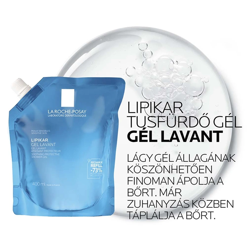 La Roche-Posay Lipikar Gel Lavant Tusfürdő gél utántöltő