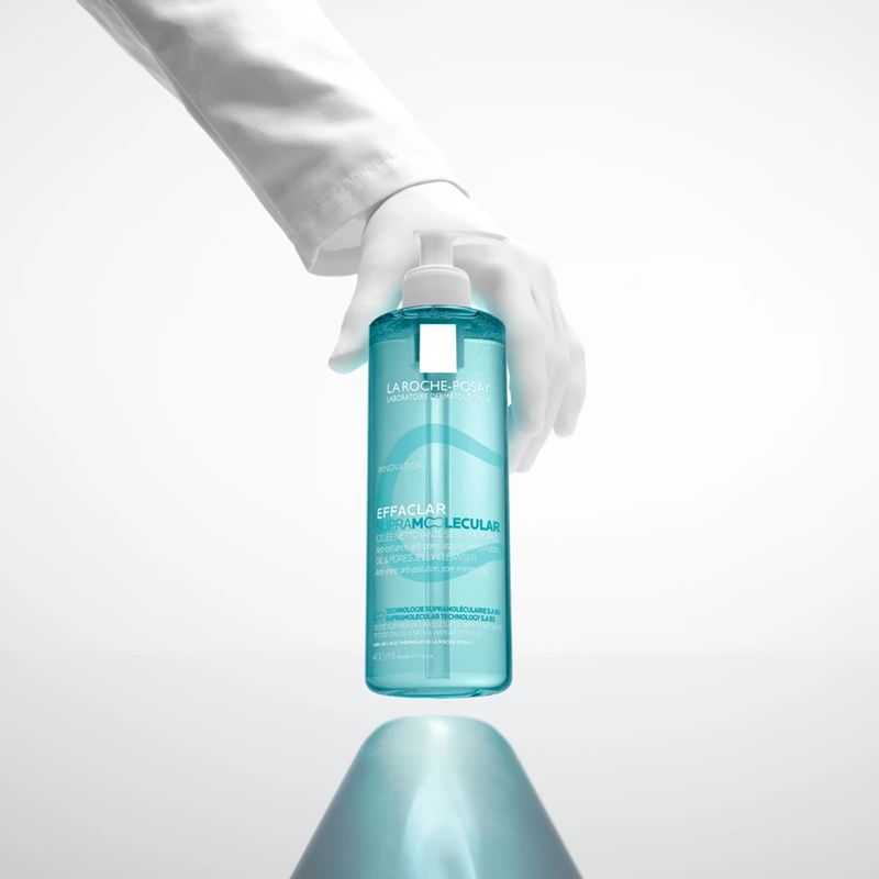 La Roche-Posay Effaclar SUPRAMOLECULAR Mattító tisztító gél