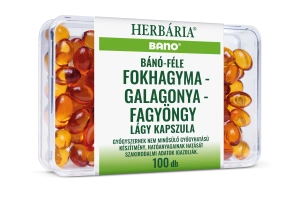 Herbária Bano-féle fokhagyma, galagonya, fagyöngy kapszula