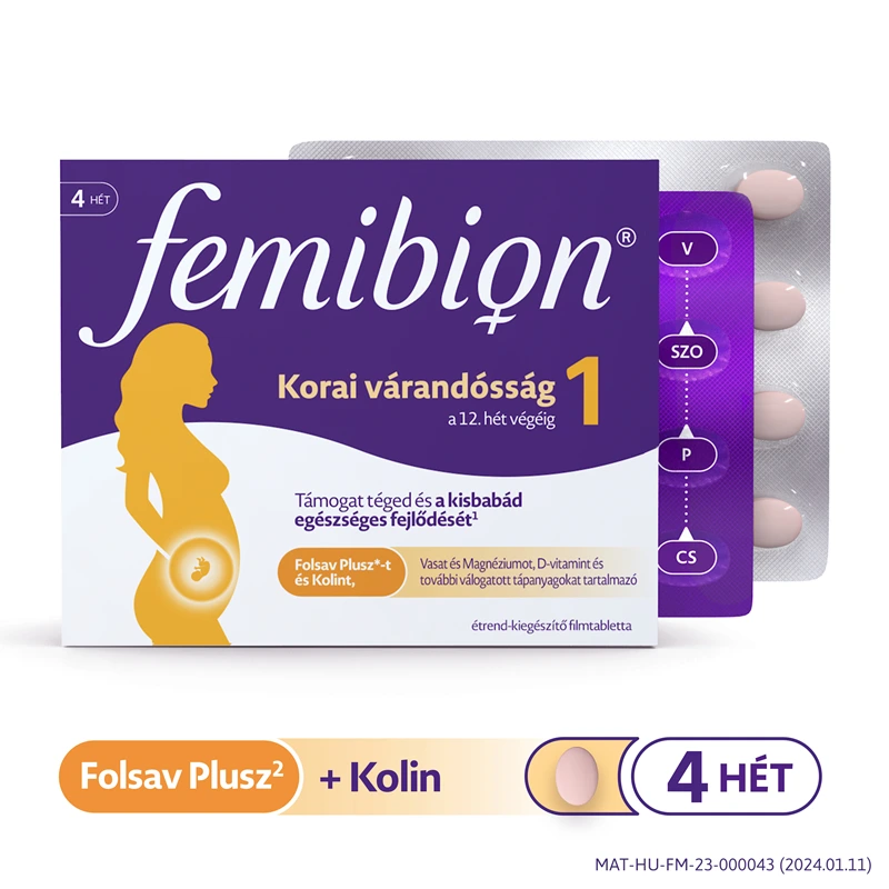 Femibion 1 Korai Várandósság Filmtabletta