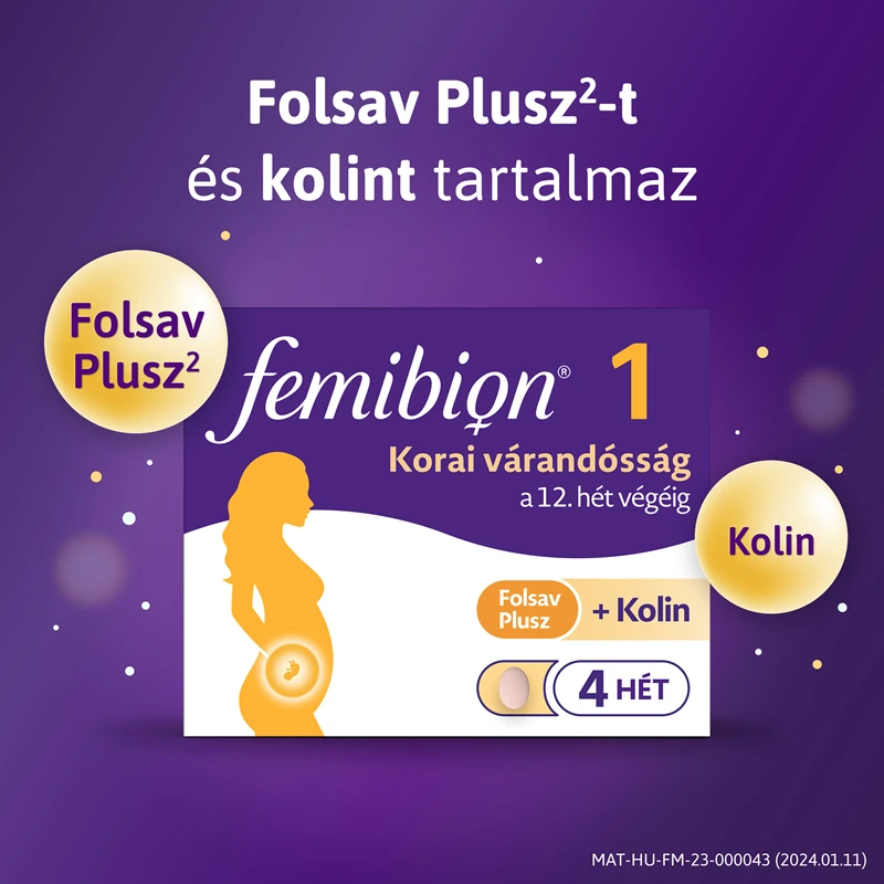 Femibion 1 Korai Várandósság Filmtabletta
