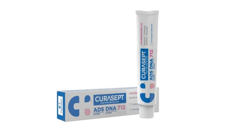 Curasept ADS DNA 712 klórhexidin tartalmú fogkrém gél