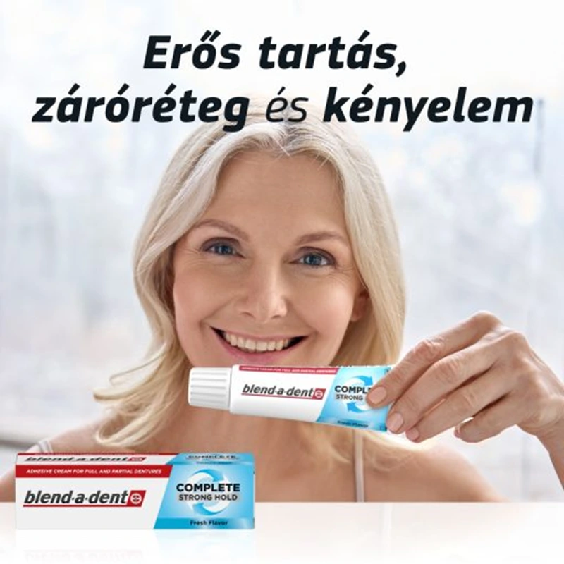 Blend-a-dent műfogsorrögzítő fresh