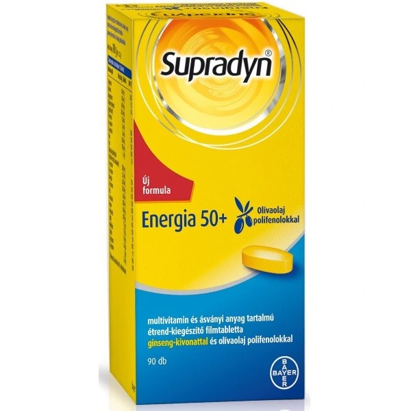 Supradyn energia 50+ tabletta