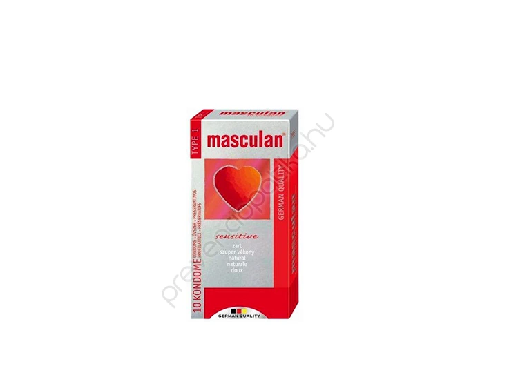 Óvszer masculan 1 piros