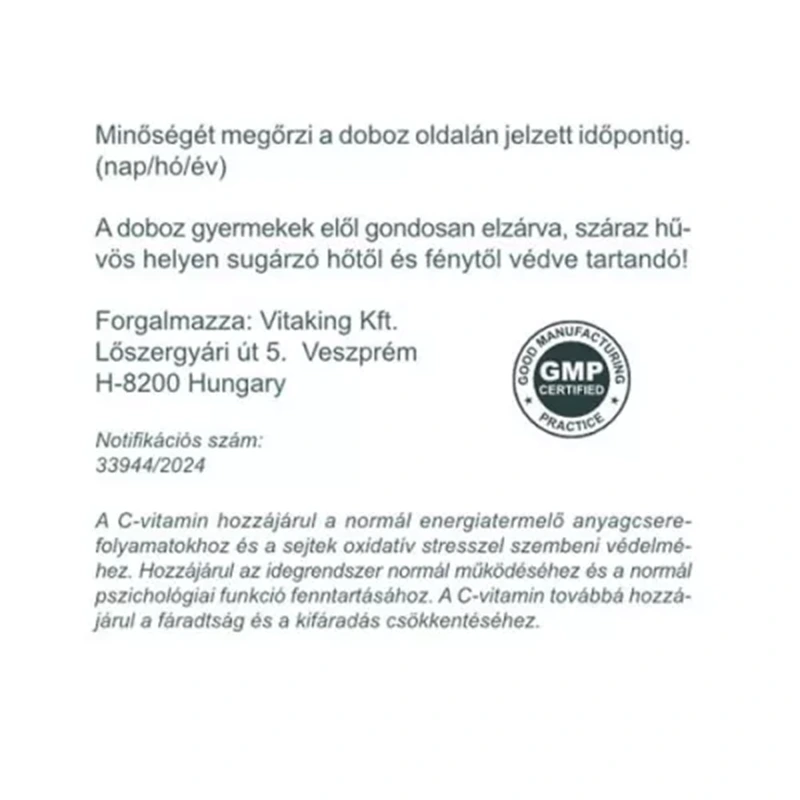 Vitaking Aszkorbinsav Por