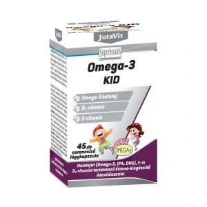 Jutavit Omega-3 Kid Narancs Ízű Lágy/Rágókapszula
