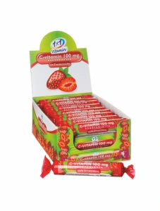 1x1 Vitamin C-vitamin epres szőlőcukor rágótabletta