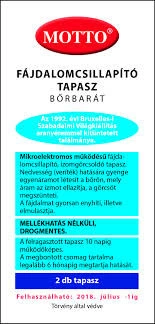 Motto tapasz kék