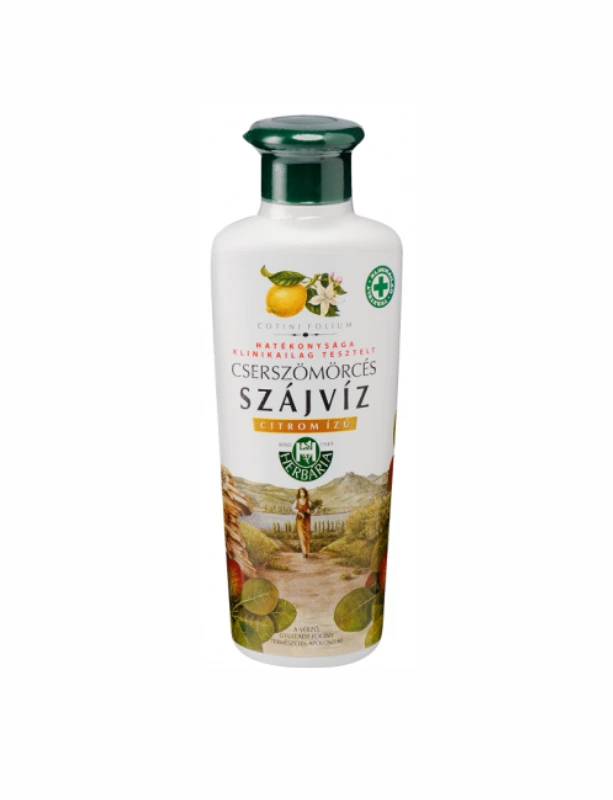 Herbária Cserszömörcés szájvíz citrom ízű