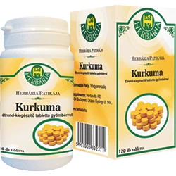 Herbária Kurkuma Tabletta Gyömbérrel