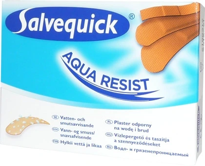 Salvequick Aqua Resist vízlepergető  sebtapasz
