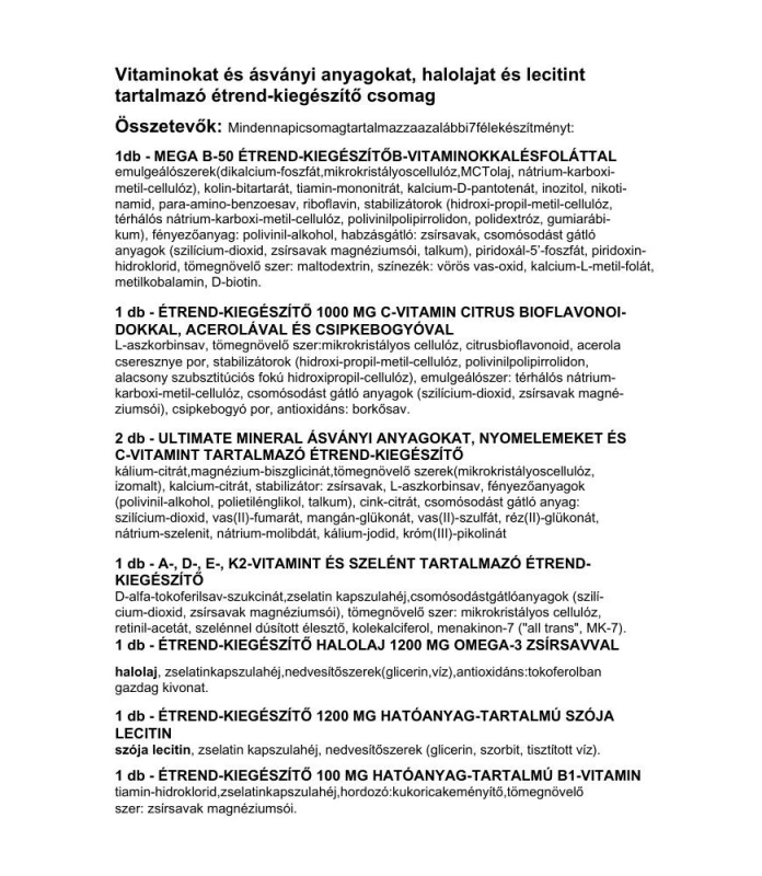 Vitaking 365 Multivitamin Plusz csomag