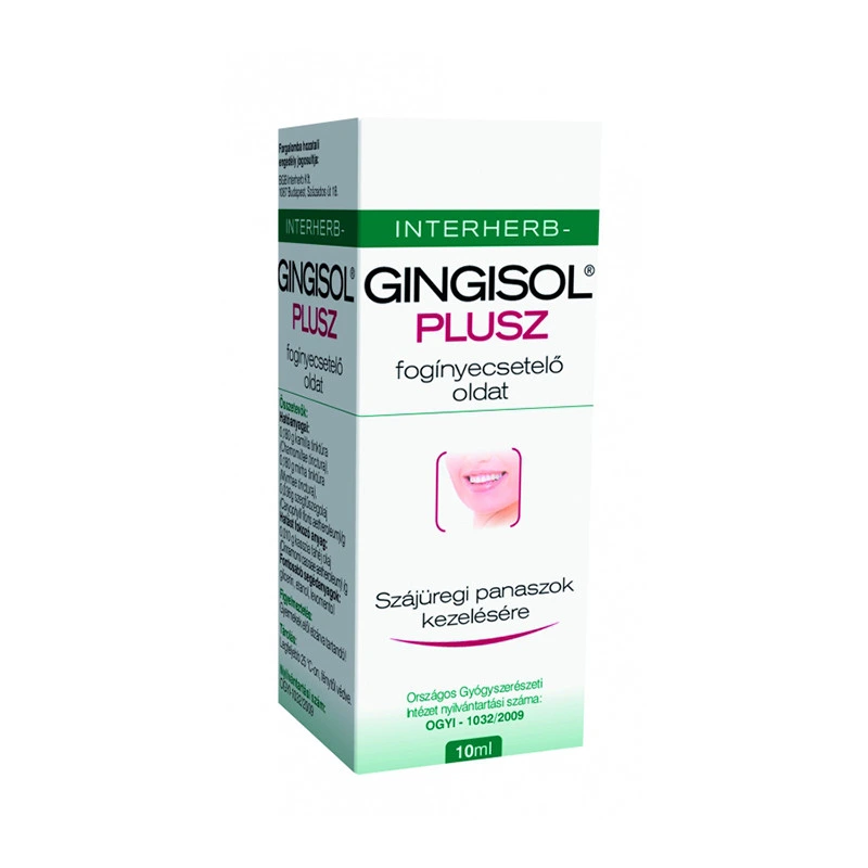 Interherb Gingisol Plusz fogínyecsetelő oldat