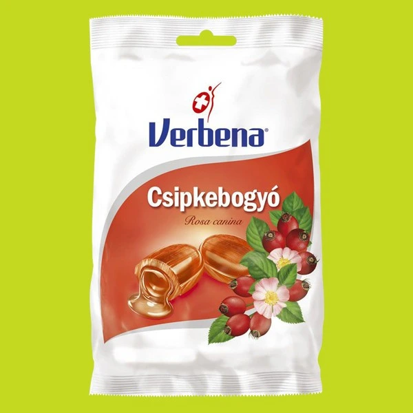 Verbena csipkebogyó keménycukorka