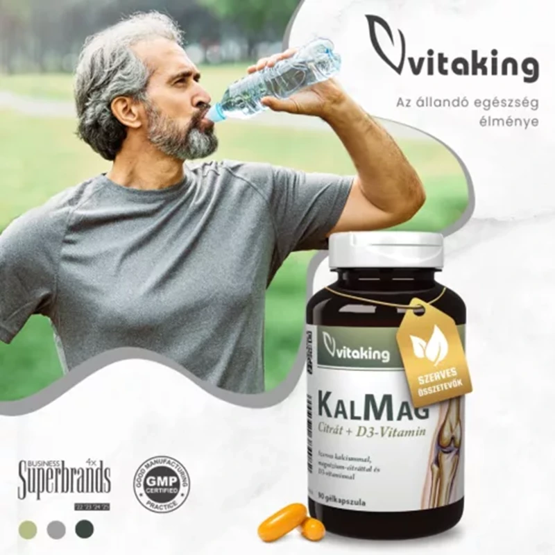 Vitaking KalMag citrát +D3-vitamin