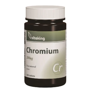 Vitaking Chromium Picolinate 200mcg króm Tabletta