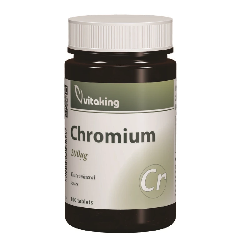 Vitaking Chromium Picolinate 200mcg króm Tabletta
