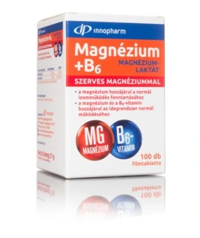 InnoPharm Magnézium-laktát + B6 filmtabletta