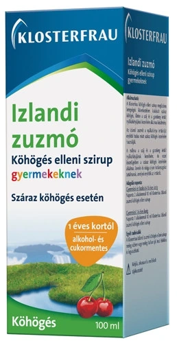 Klosterfrau Izlandi zuzmó szirup gyermekeknek