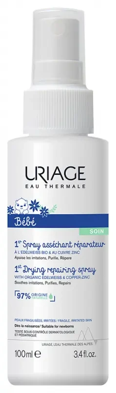 Uriage Baba CU-ZN+ spray irritált bőrre