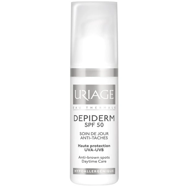 Uriage DÉPIDERM Krém SPF50 barna foltok ellen