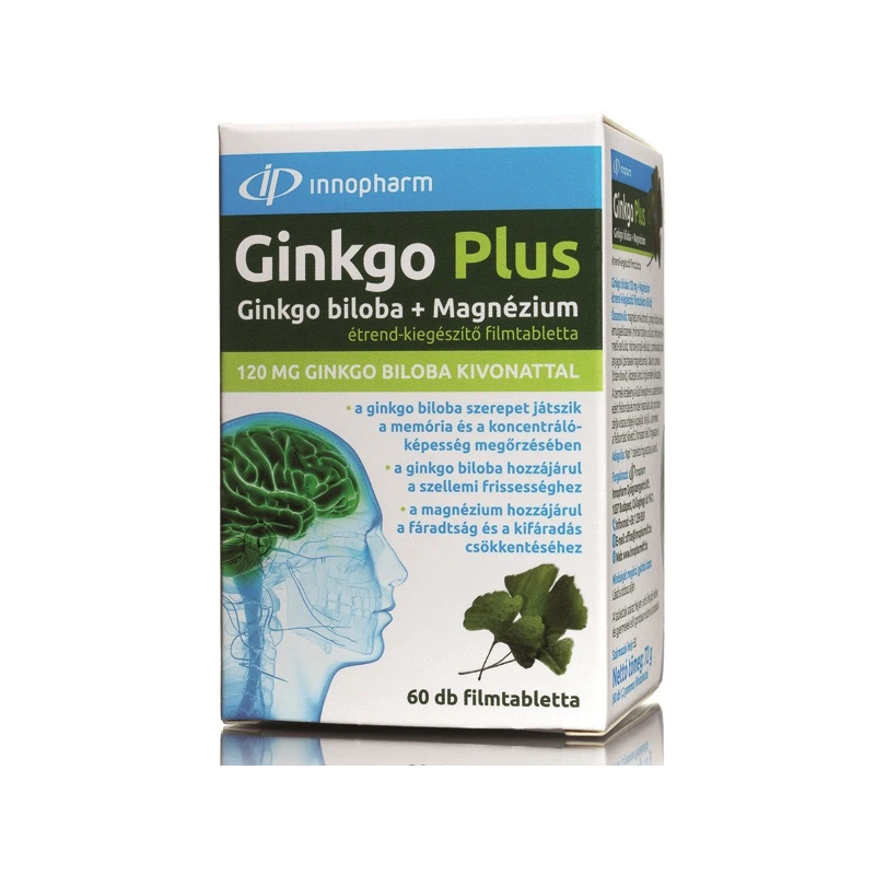 Innopharm Ginkgo Plus 120mg filmtabletta