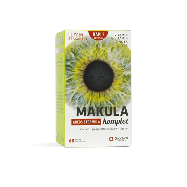 Goodwill Makula komplex Areds 2 Formula Étrendkiegészítő Kapszula