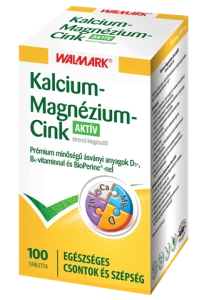 Walmark Kalcium + Magnézium + Cink Aktív tabletta