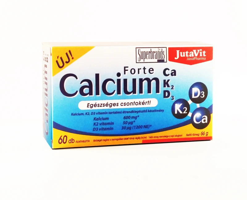 JutaVit Calcium Forte Ca / K2 / D3 tabletta