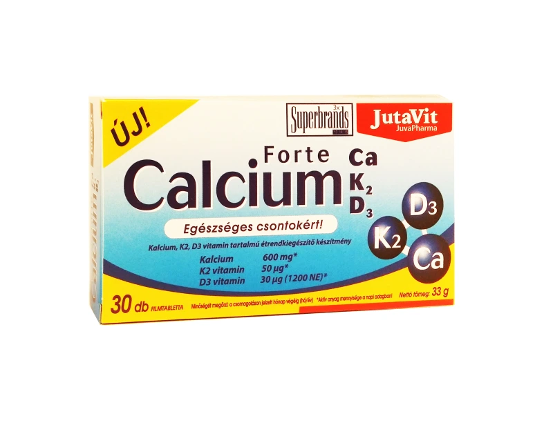 JutaVit Calcium Forte Ca / K2 / D3 tabletta