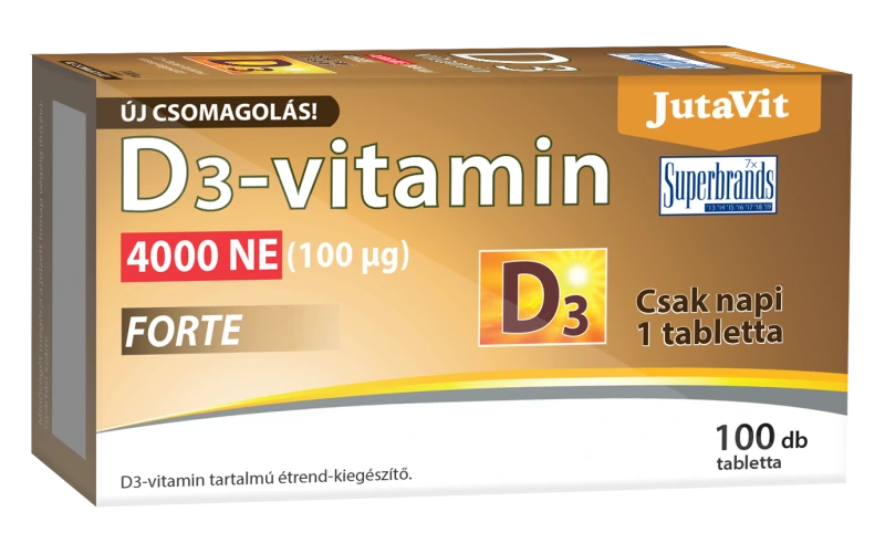 JutaVit D3 vitamin 4000NE Forte tabletta