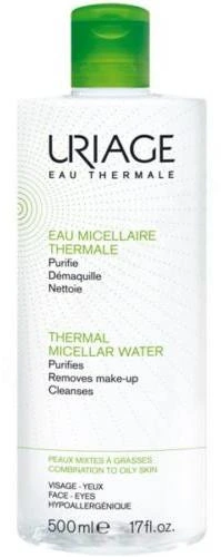 Uriage L'EAU Micellaire arclemosó micellás zsíros/kombinált bőrre